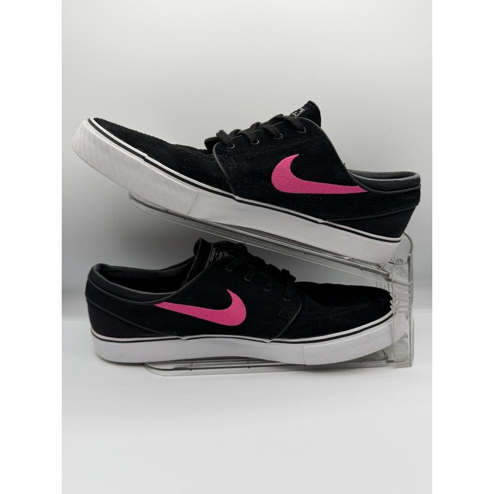 Nike Zoom Stefan Janoski Canvas Black Pink Skate Shoes Men's US 11.5 333824-060 - Picture 2 of 8